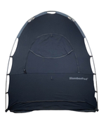 used SlumberPod 3.0 Sleep Canopy with Fan, Black with Gray Accents