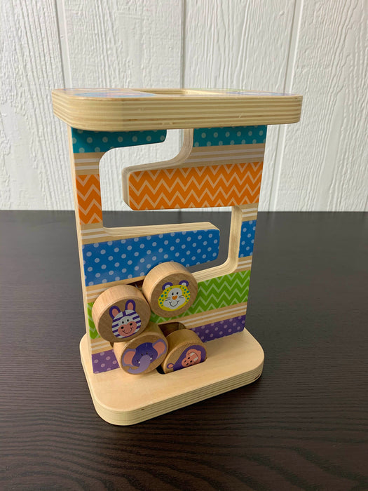 used Melissa & Doug Safari Zig-Zag Tower