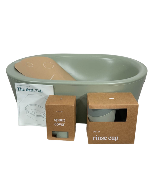 used Lalo Bathtime Starter Kit, Sage