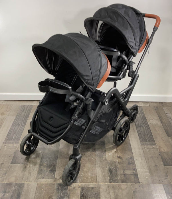 used Contours Curve Double Stroller, 2020, Jet Black