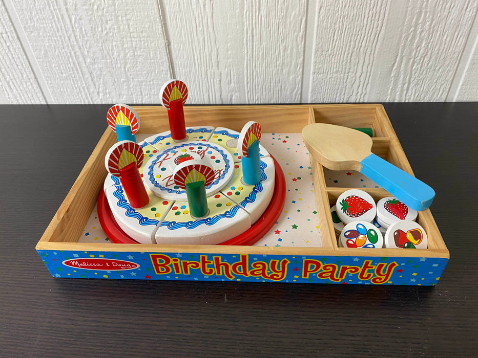 secondhand Melissa & Doug Happy Birthday Party Cake
