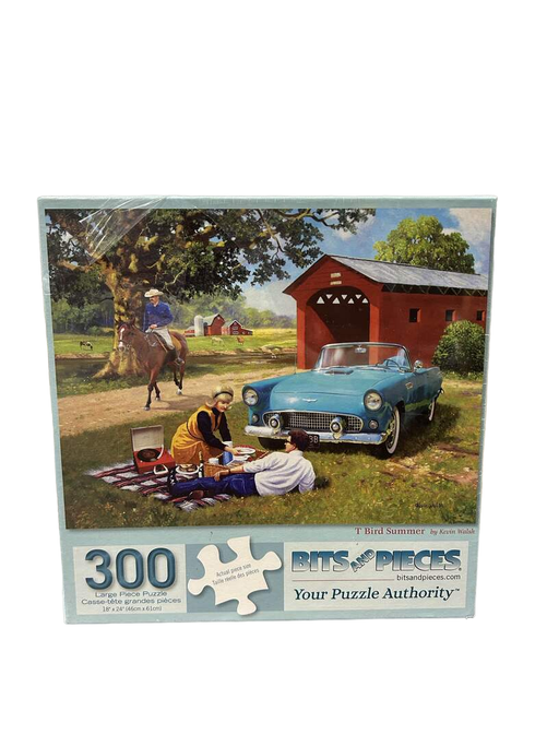 used Bits And Pieces 300 Piece Puzzle, T bird Summer