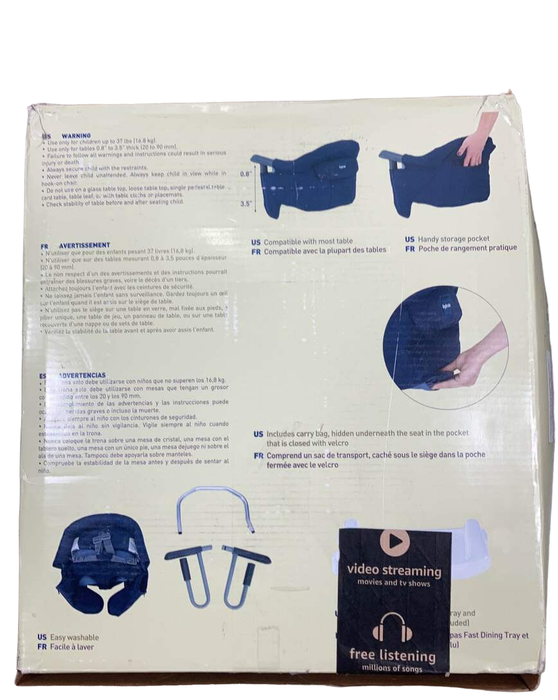 Shop Inglesina Fast Table Chair, Black at GoodBuy Gear