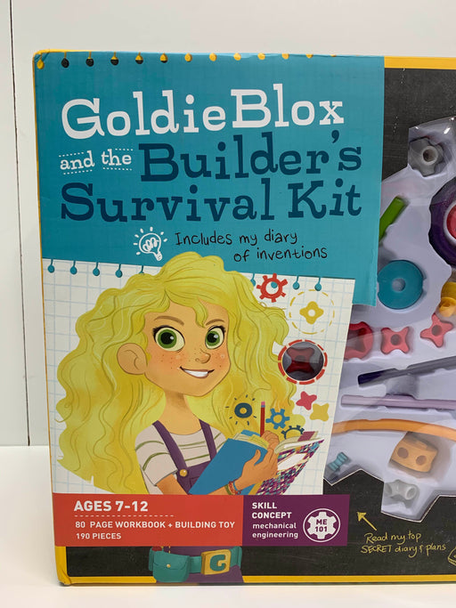 secondhand GoldieBlox Goldie Blox and the Builder's Survival Kit