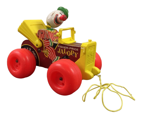 used Fisher Price 1965 Jalopy Pull Toy