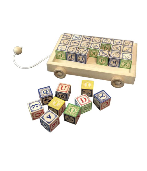 used Uncle Goose Alphabet Blocks