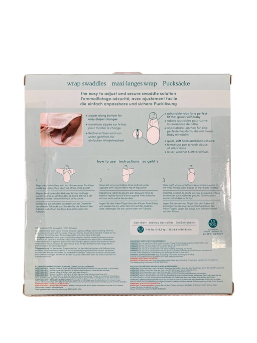 secondhand Aden + Anais Essentials Easy Wrap Swaddle, 3 Pack, 0-3 Months, Little Woods Minky