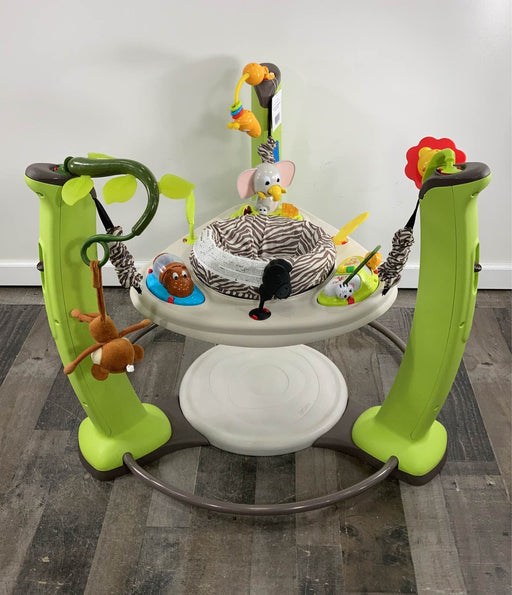 used Evenflo ExerSaucer Jump And Learn Activity Center, Jungle Quest