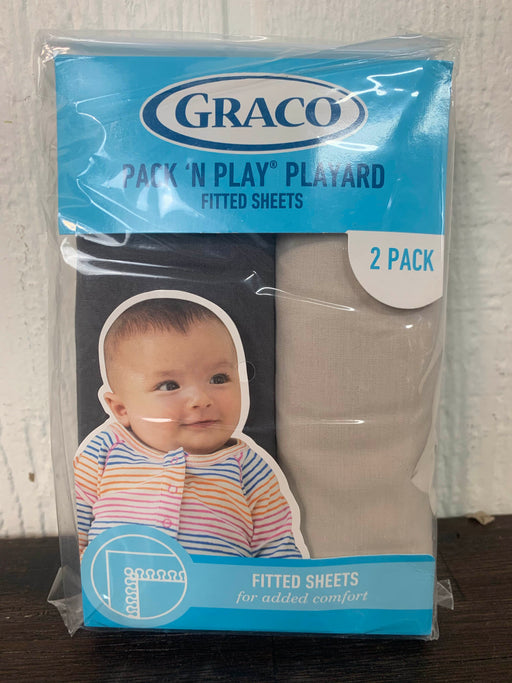 used Graco Pack n Play Fitted Sheet, 2 Pack