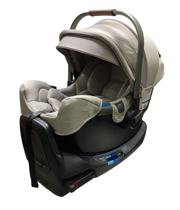 used Nuna PIPA rx Infant Car Seat with RELX Base, 2022, Hazelwood