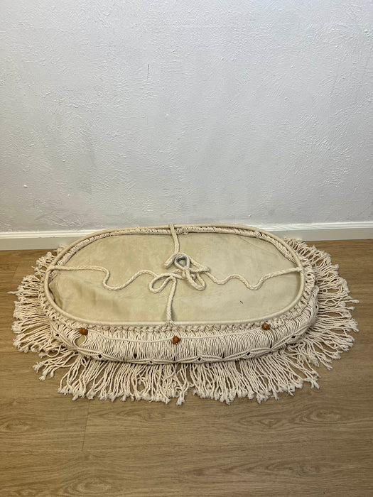 used Hanging Macrame Hammock Cradle