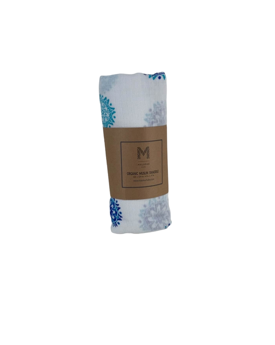 Shop Malabar Baby Organic Cotton Swaddle Blanket, Mandala at GoodBuy Gear