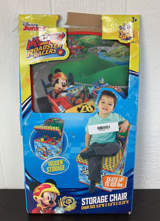 used Tidy Town Mickey And The Roadster Racers Hidden Storage Chair