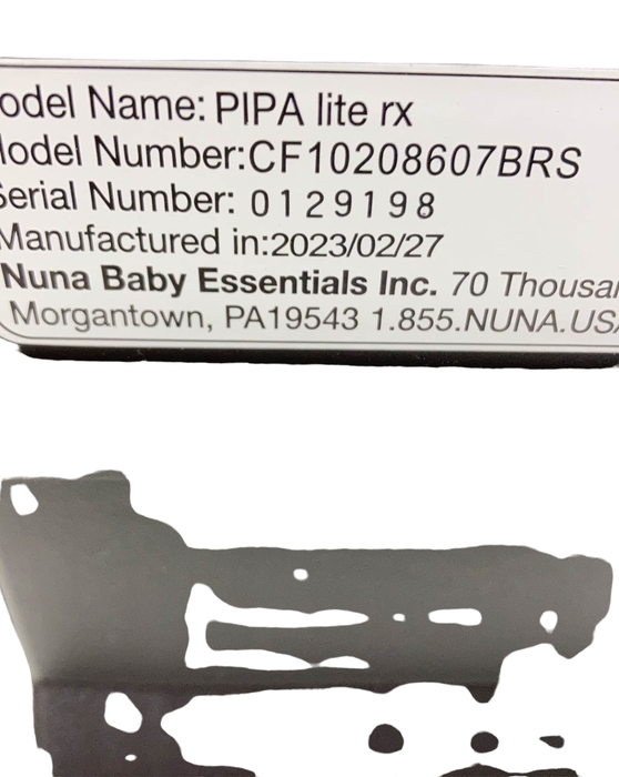 Nuna RELX Infant Car Seat Base, 2023