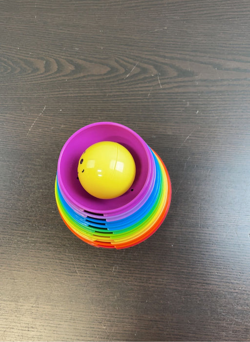 secondhand Fisher Price Brilliant Basics Stack And Roll Cups