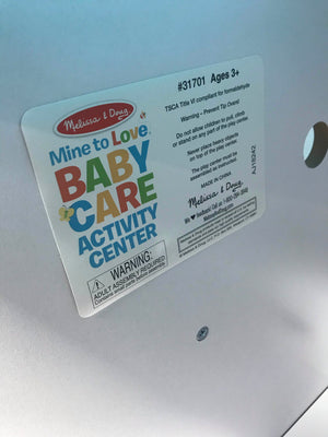 Melissa & Doug Mine to Love - Baby Care Activity Center