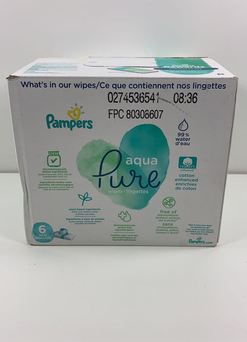 secondhand Pampers Aqua Pure Natural Sensitive Baby Wipes