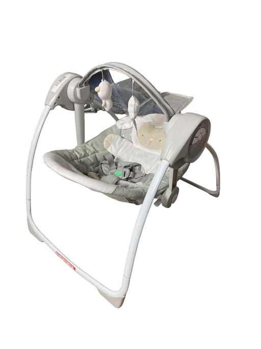 used Ingenuity Comfort To Go Portable Swing, Cuddle Lamb