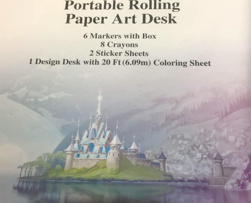 Disney Frozen Portable Rolling Paper Art Desk