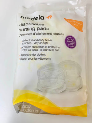  Medela Safe & Dry Ultra Thin Disposable Nursing Pads, 120  Count Breast Pads for Breastfeeding, Leakproof Design, Slender and  Contoured for Optimal Fit and Discretion : Baby