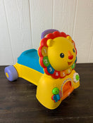 used Fisher Price 3-in-1 Sit, Stride, and Ride Lion Toy