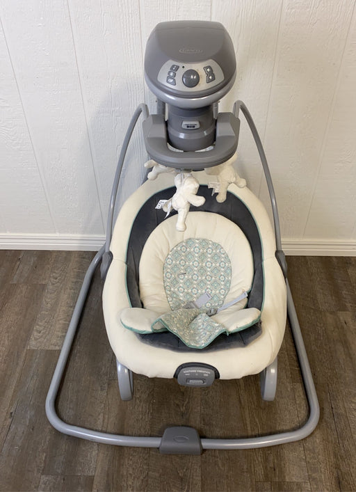 secondhand Graco Cozy Duet Swing And Rocker