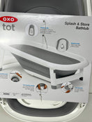 secondhand OXO Tot Splash & Store Baby Bathtub