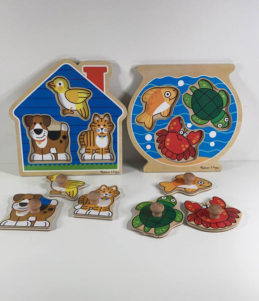 Melissa & Doug House Pets Puzzle: Jumbo Knob