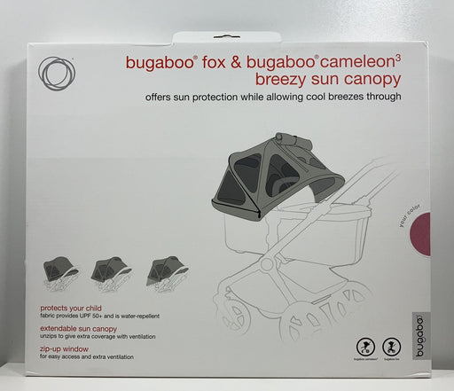 Shop Bugaboo Breezy Sun Canopy for Fox 2/Fox 3/Cameleon3/Lynx, Soft Pink at GoodBuy Gear