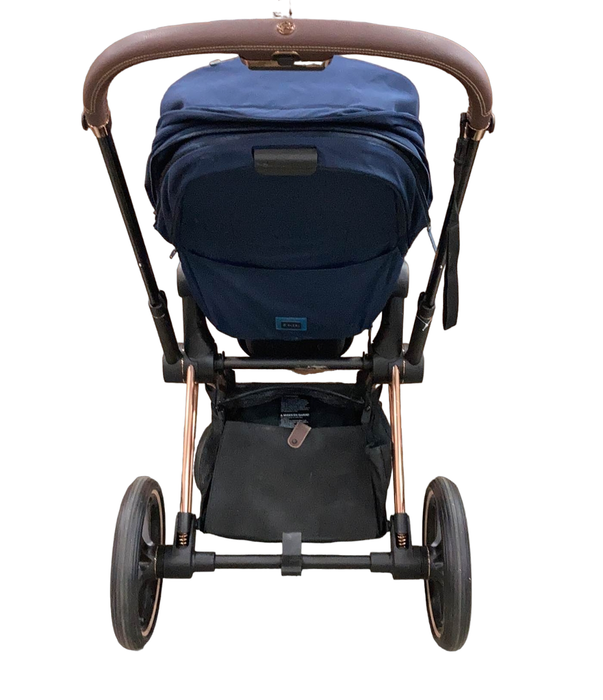 Cybex PRIAM Stroller, Rosegold, Nautical Blue, 2022