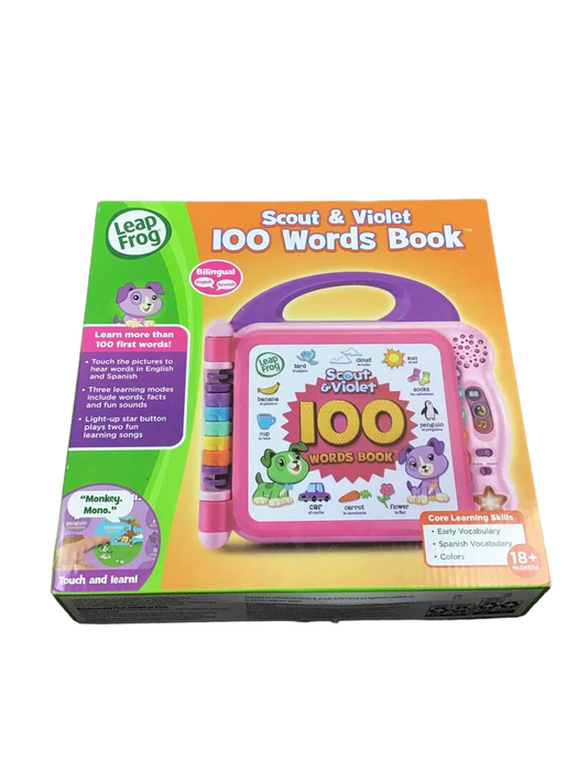 used Leap Frog Scout & Violet 100 Words Book