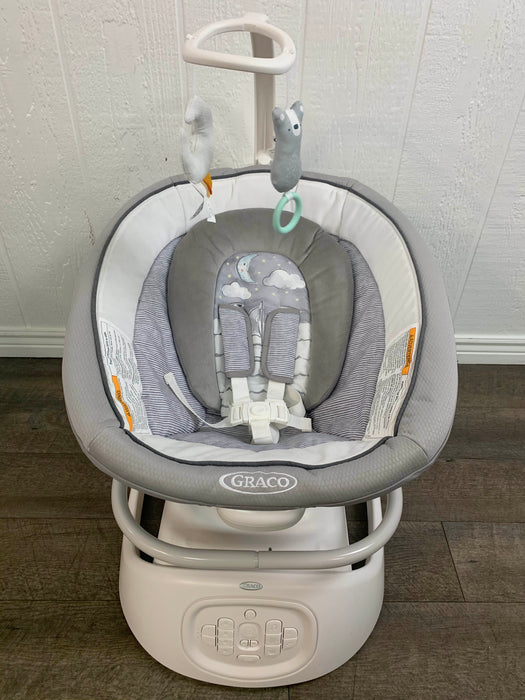 secondhand Graco Sense2Soothe Baby Swing With Cry Detection Technology