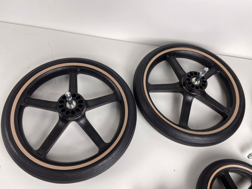 secondhand Cybex Priam Replacement Wheels, Rose gold