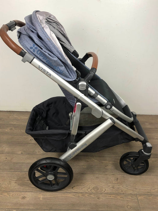 used UPPAbaby VISTA Stroller, 2017, Gregory (Blue Melange)