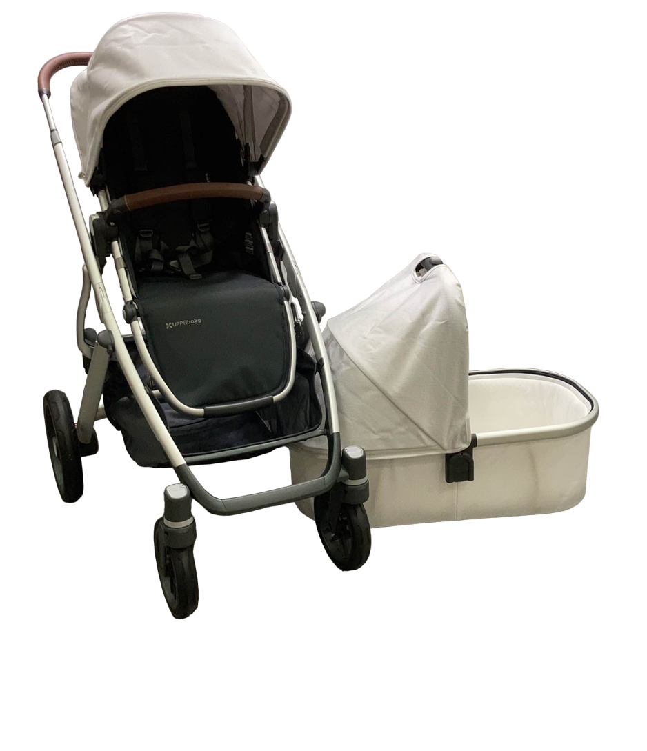 UPPAbaby VISTA V2 Stroller, 2022, Bryce (White Marl)
