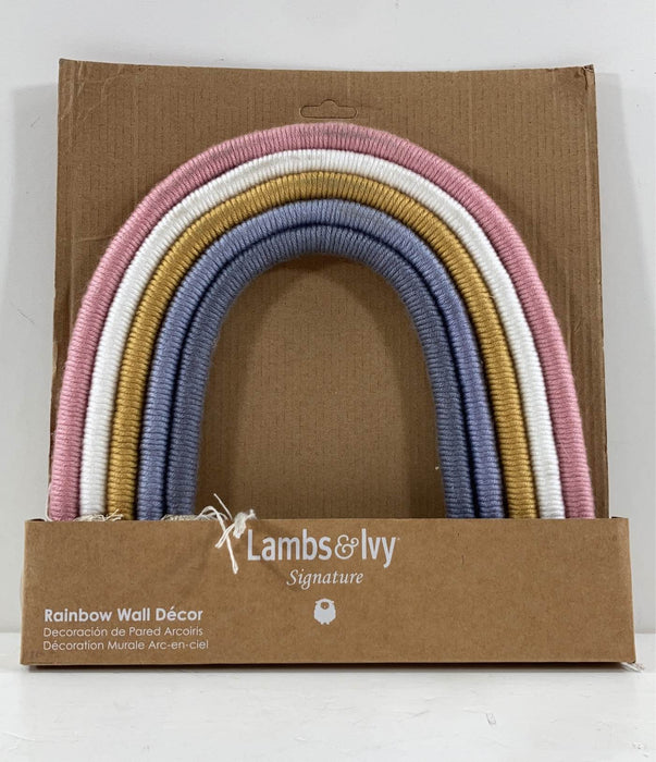 Shop Lambs & Ivy Macrame Rainbow Wall Decor at GoodBuy Gear