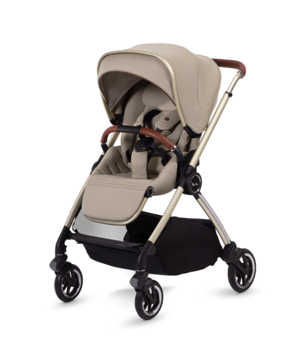 used Silver Cross Dune Stroller, 2021, Stone