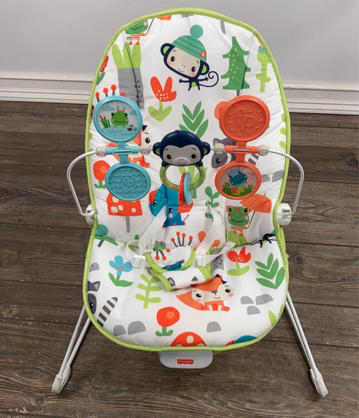 used Fisher Price Baby Bouncer, Forest Explorers