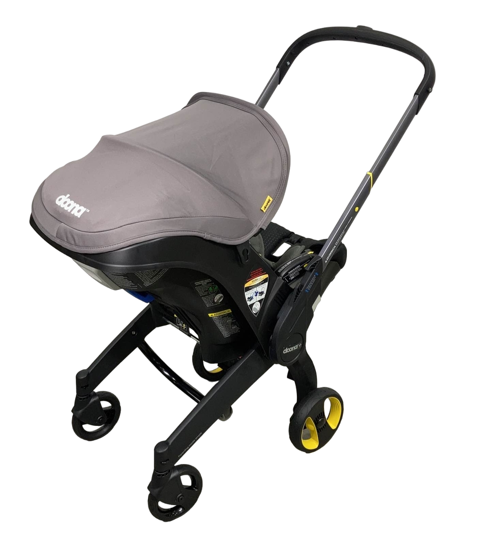 Doona Infant Car Seat & Stroller Combo, 2022, Grey Hound