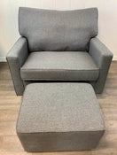 used Upholstered Glider And Ottoman