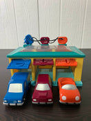 used Battat 3 Car Garage Play Set