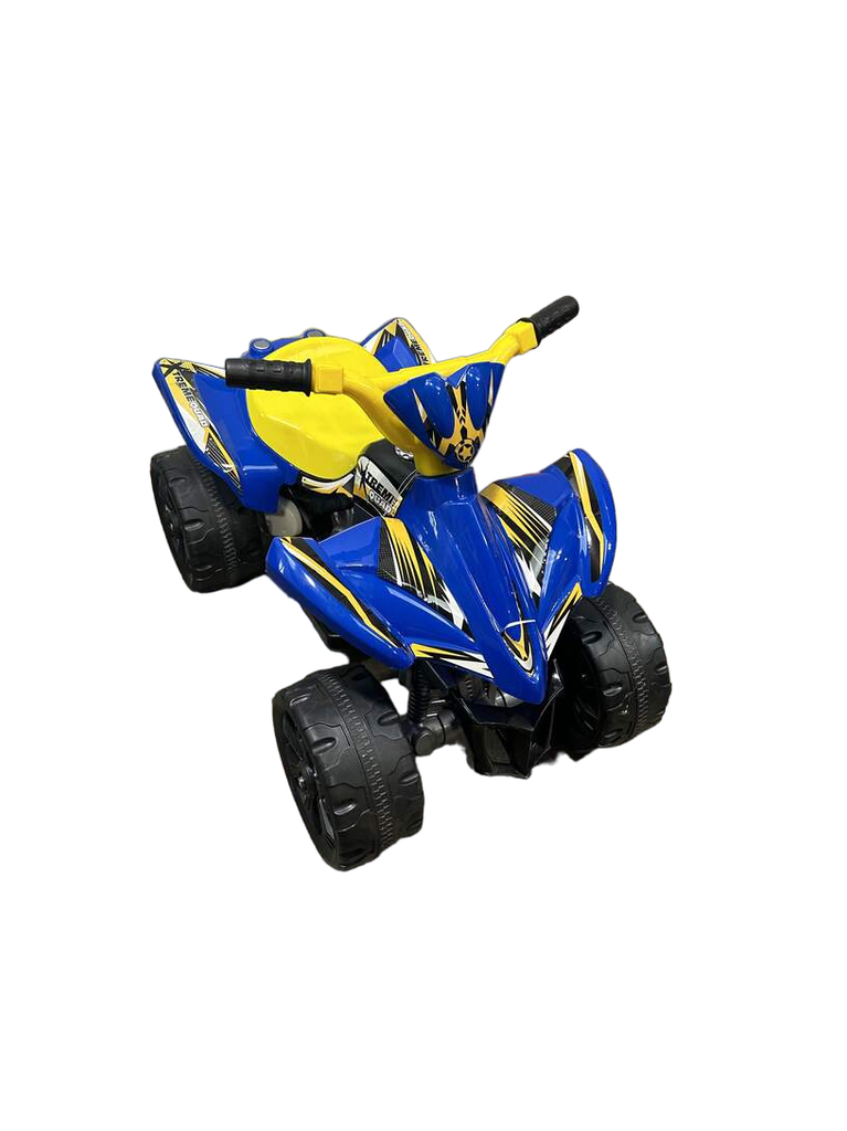 Kids Motorz Xtreme Quad 6V Vehicle, Blue and Yellow