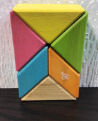 secondhand Tegu Pocket Pouch Prism Magnetic Wooden Block Set