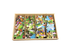 secondhand BUNDLE Paw Patrol Wooden Puzzles Set