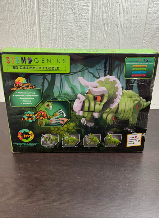 secondhand STEM Genius 3D Dinosaur Puzzle
