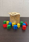 used Melissa & Doug Shape Sorter Cube