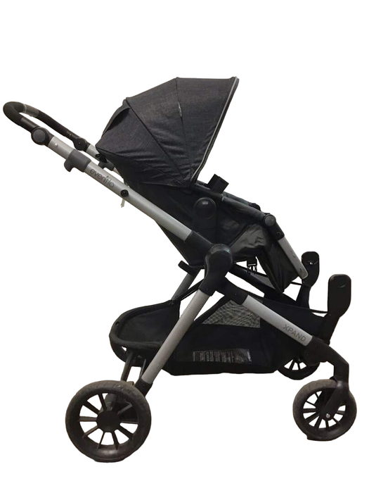 secondhand Evenflo Pivot Xpand Modular Stroller, 2017, Stallion Black