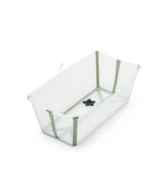 Shop Stokke Flexi Bath Foldable Baby Bathtub, Transparent Green, XLarge at GoodBuy Gear