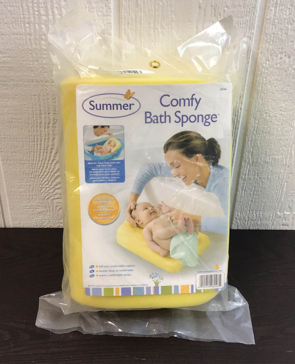 summer infant comfy bath sponge yellow Summer Infant Foam Infant Bath Sponge