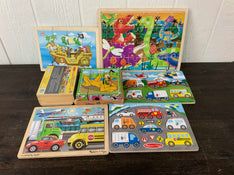 used BUNDLE Wooden Puzzles